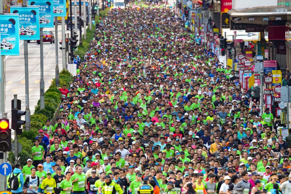 About 74,000 runners joined the event’s four race categories this year. Photo: Robert Ng