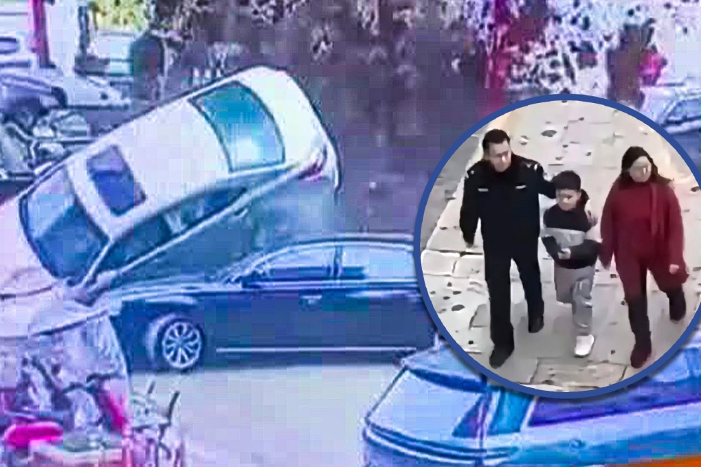 The parents of a boy in China are facing a hefty bill after their son sparked an explosion which damaged several luxury cars when he tossed a lit firecracker into a sewer. Photo: SCMP composite/Douyin