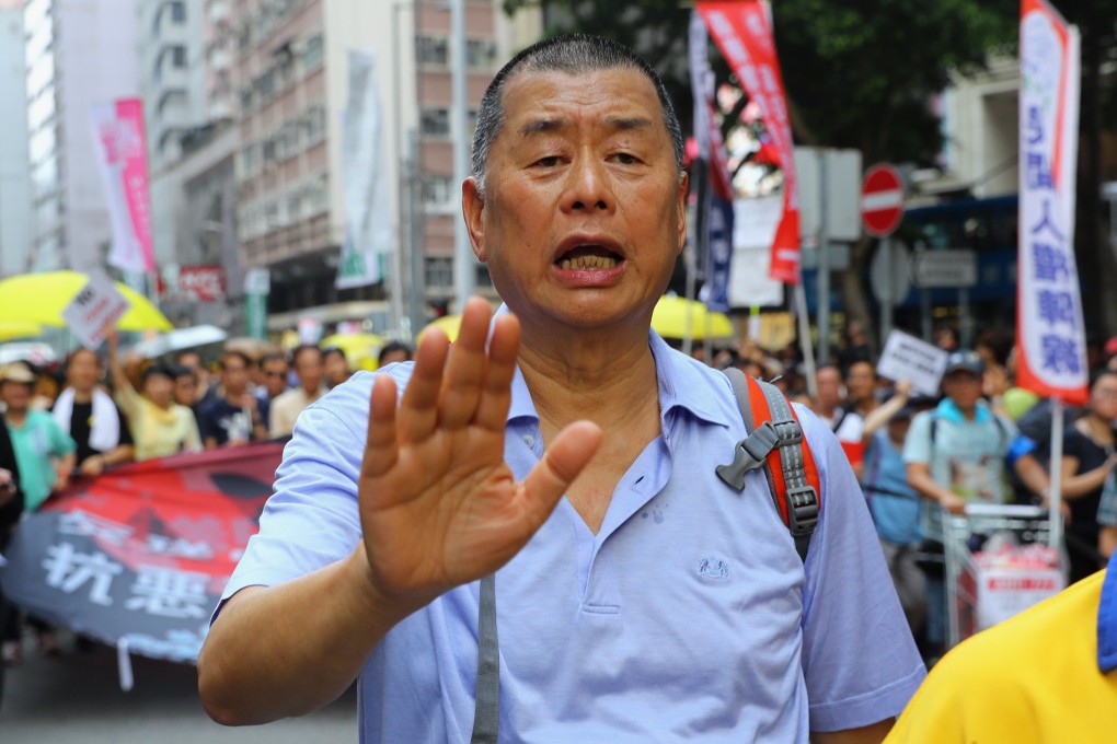 Jimmy Lai is contesting two conspiracy charges of collusion with foreign forces and a third of conspiracy to print and distribute seditious publications. Photo: Edmond So