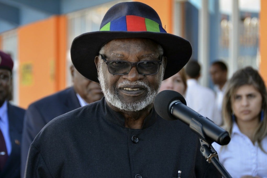 Namibia’s former president Sam Nujoma In Havana, Cuba in 2016 for the funeral of former leader Fidel Castro. Nujoma died on Sunday at the age of 95 in Namibia’s capital Windhoek. Photo: EPA-EFE