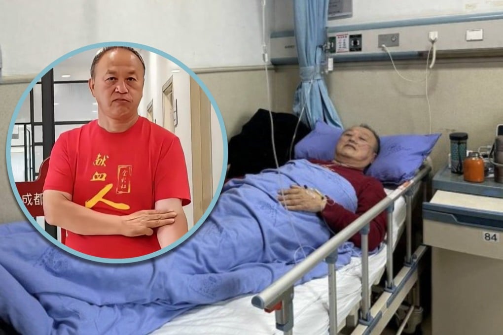 China’s ‘blood donation king,’ celebrated for his 313 donations, is seeking public assistance following a stroke. Photo: SCMP composite/Baidu/Douyin