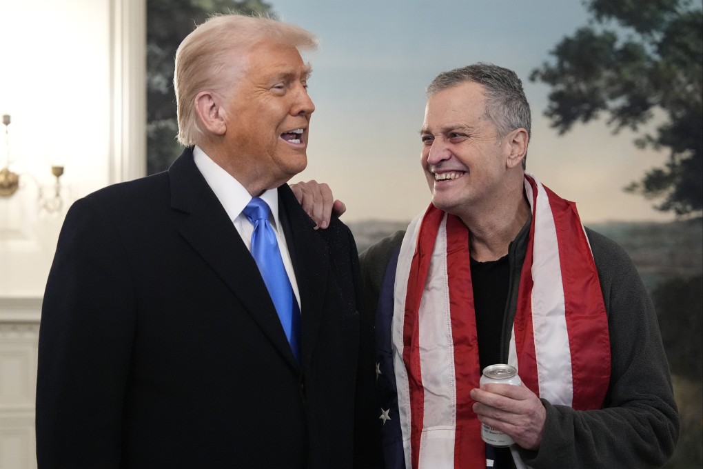 US President Donald Trump and Marc Fogel at the White House on Tuesday. Photo: AP
