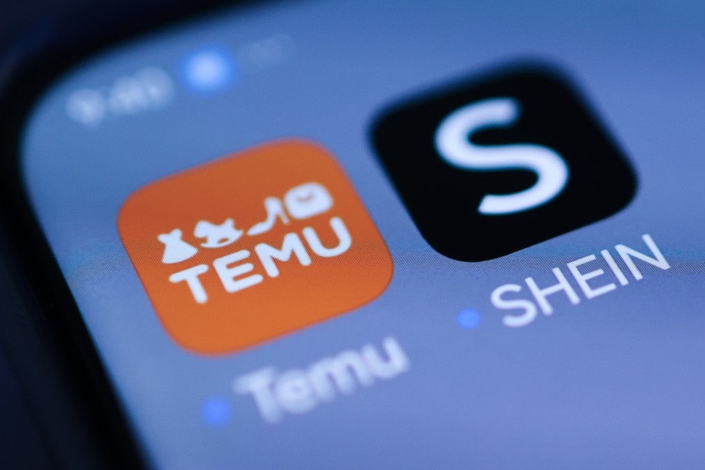Chinese e-commerce platforms that ship goods from China directly to consumers such as Temu and Shein are expected to be hit hard by the end of the US de minimis exception that allowed packages worth less than US$800 to be delivered without duties. Photo: EPA-EFE