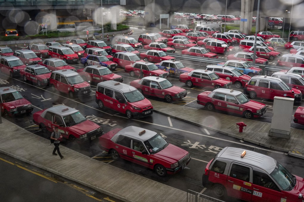 Hong Kong has 46,000 taxi drivers, with 18,163 cabs on the road. Photo: Eugene Lee