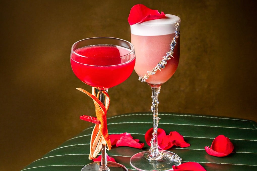 TokyoLima’s Valentine’s Day 2025 cocktails: The Samurai’s Pledge (left) and Blossom’s Secret. Photo: Handout