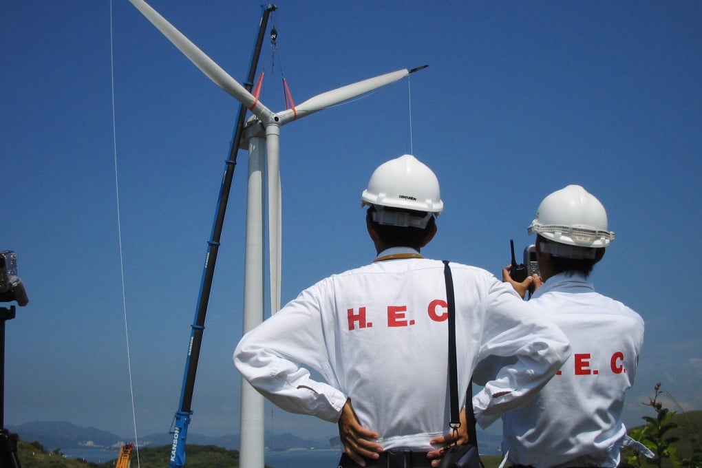 Hong Kong’s first wind turbine was erected on Lamma Island in 2005. Photo: SCMP Archives