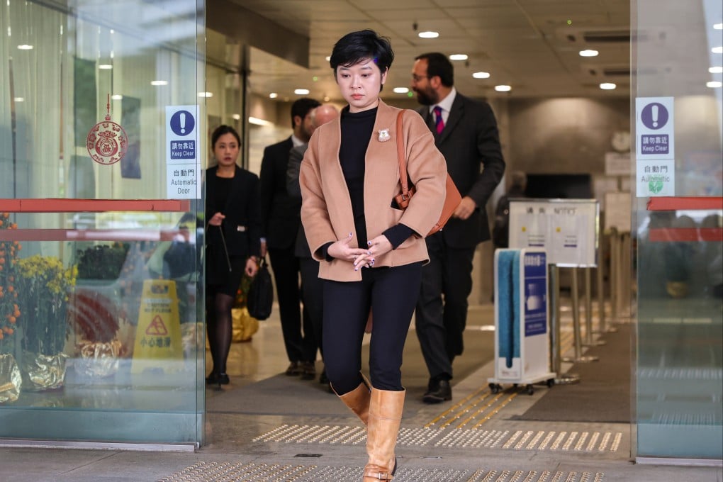 Hong Kong Journalists Association chairwoman Selina Cheng appears in court. Photo: Edmond So
