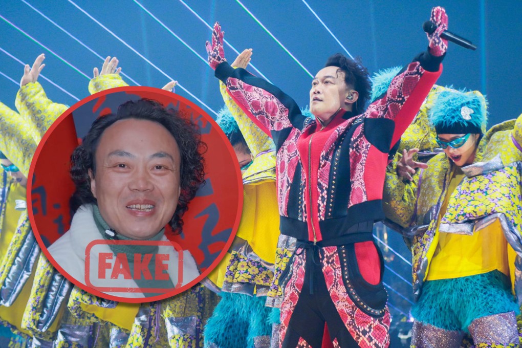 A man in China who resembles Hong Kong singing star Eason Chan is often approached for photos by eager mainland “fans”. Photo: SCMP composite/Weibo/Douyin