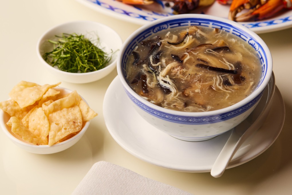 Ser Wong Fun’s assorted snake soup served with steamed whole crab at Holt’s Cafe. Photo: Handout