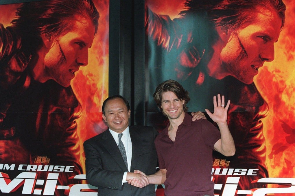 John Woo and Mission Impossible II star Tom Cruise in Hong Kong in 2000. Woo was just one Hong Kong director who thought Hollywood was the way forward at the turn of the century. Photo: SCMP
