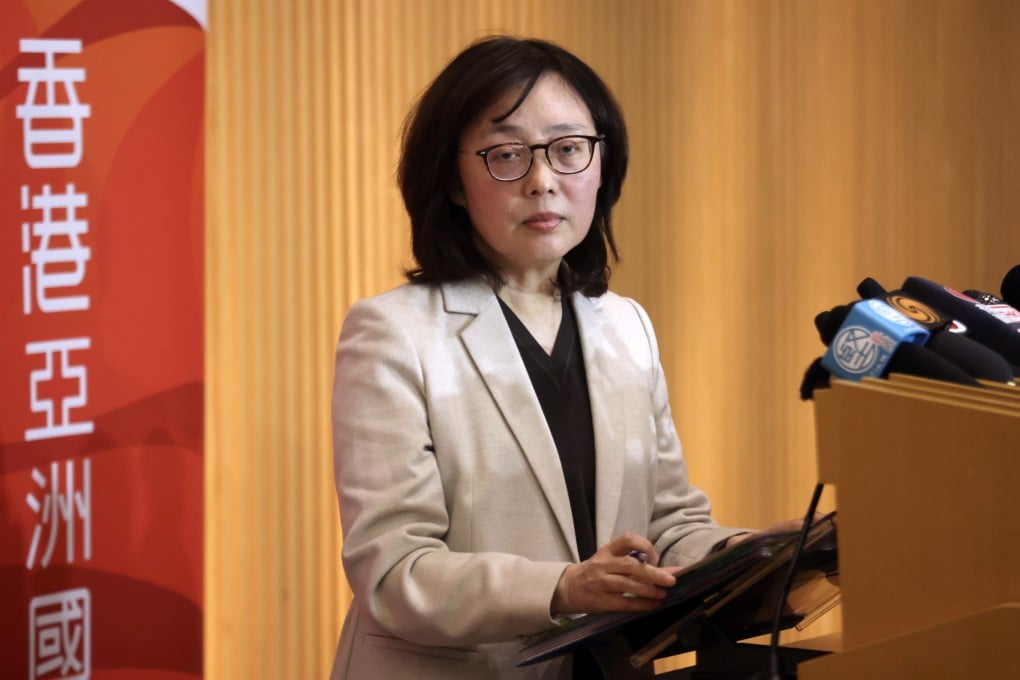 Bernadette Linn Hon-ho, the secretary for development. Photo: Jonathan Wong