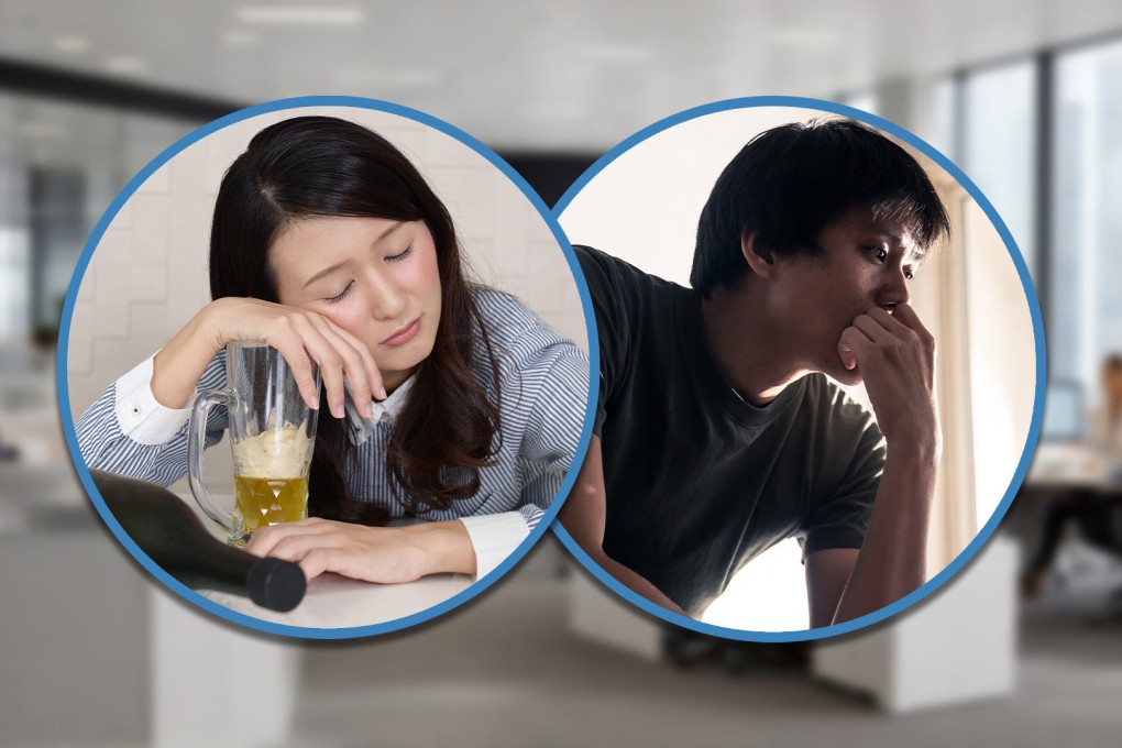 A company in Japan is offering its staff sick leave for hangovers and time off for negative news about employee’s favourite celebrities. Photo: SCMP composite/Shutterstock