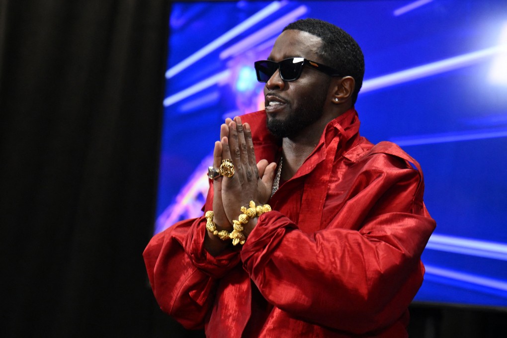 Sean “Diddy” Combs in the media room during the MTV Video Music Awards at the Prudential Center in Newark, New Jersey, on September 12, 2023. Photo: TNS