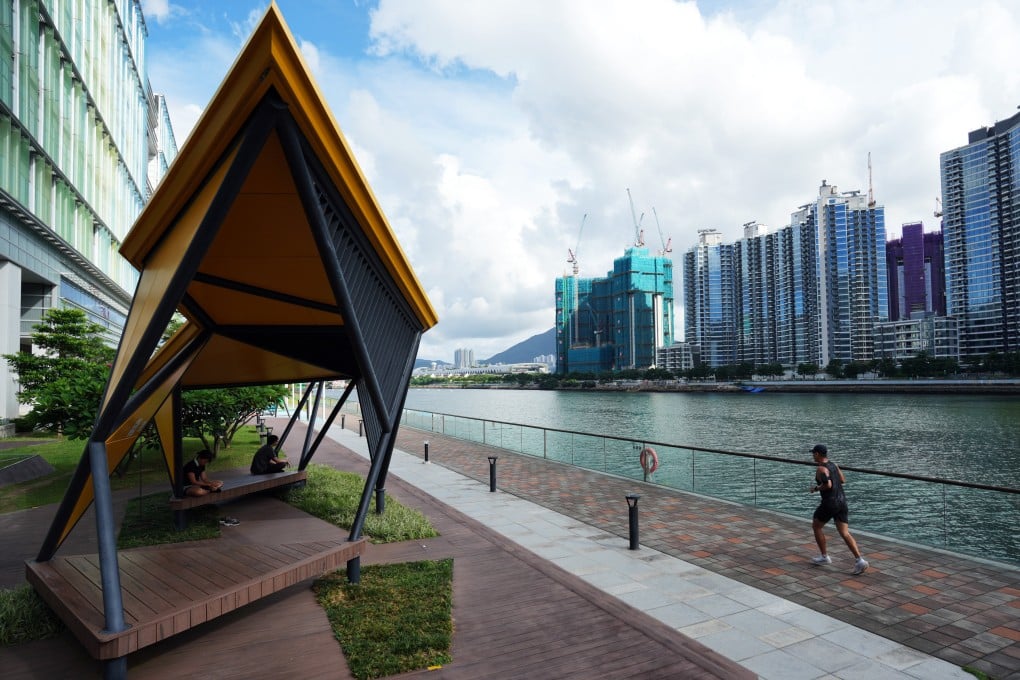 Residential buildings under construction, pictured from the Kai Tai Promenade on July 22, 2024. Photo: Sam Tsang