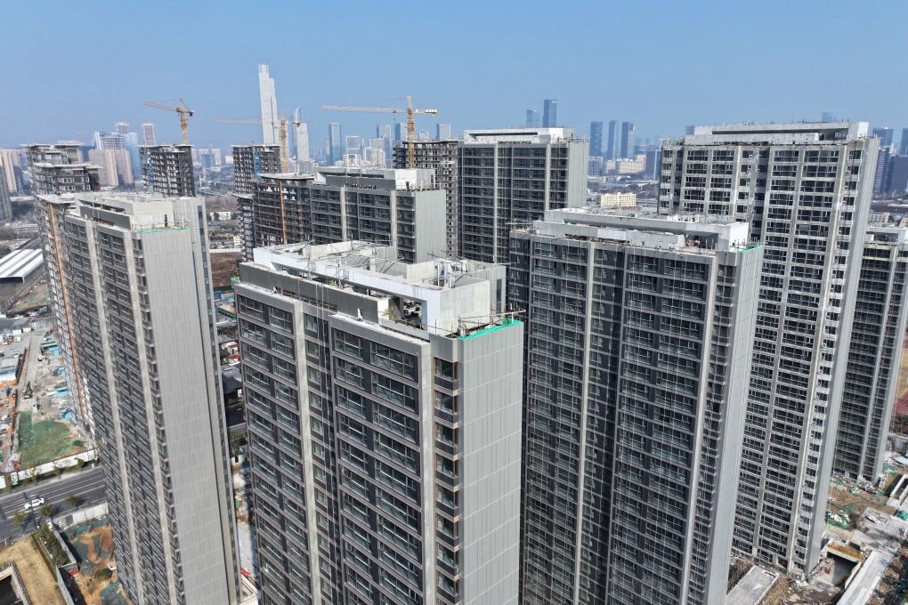 China’s property market, in a slump which has yet to subside, has become a burden on the overall economy. Photo: AFP