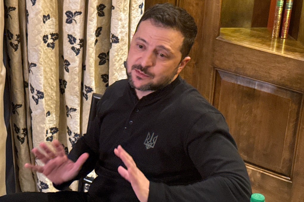 Ukrainian President Volodymyr Zelensky speaks at a press conference on the sidelines of the 61st Munich Security Conference in Germany. Photo: dpa