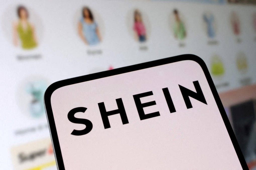 Shein’s logo and website are seen in this illustration taken on May 16, 2024. Photo: Reuters