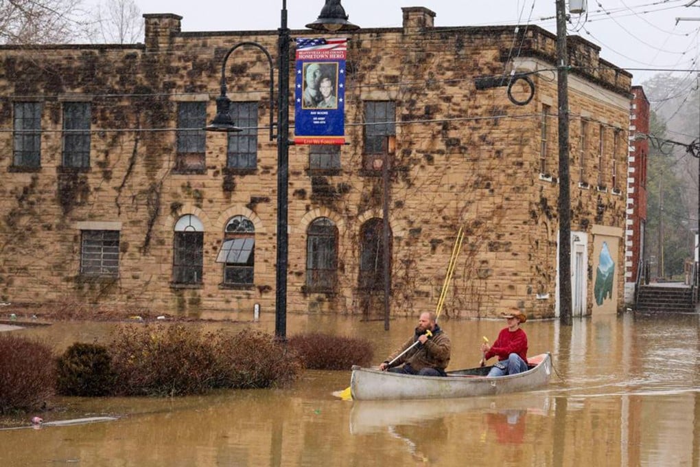 Flooded Main Street in Beattyville, Kentucky. Photo: Lexington Herald-Leader via TNS