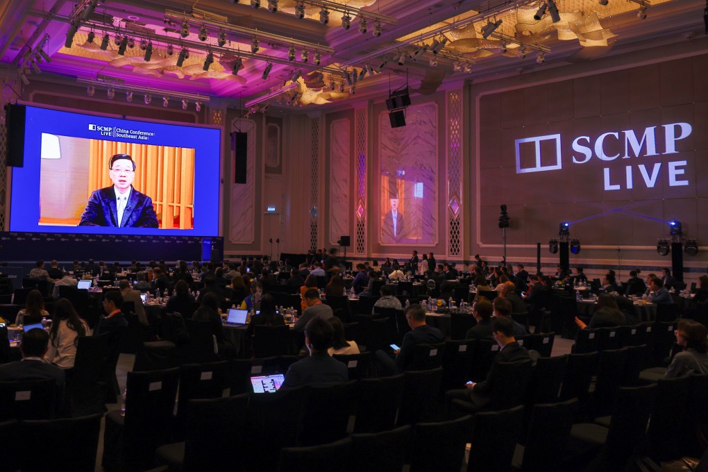 City leader John Lee has hailed economic ties between Southeast Asia and Hong Kong at the Post’s conference in Kuala Lumpur. Photo: SCMP