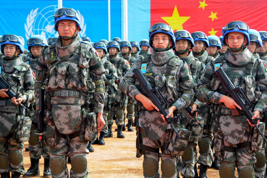 Chinese peacekeeping troops pictured during their 2015 mission for the United Nations in South Sudan. Photo: Xinhua