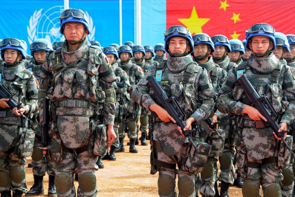 Chinese peacekeeping troops pictured during their 2015 mission for the United Nations in South Sudan. Photo: Xinhua