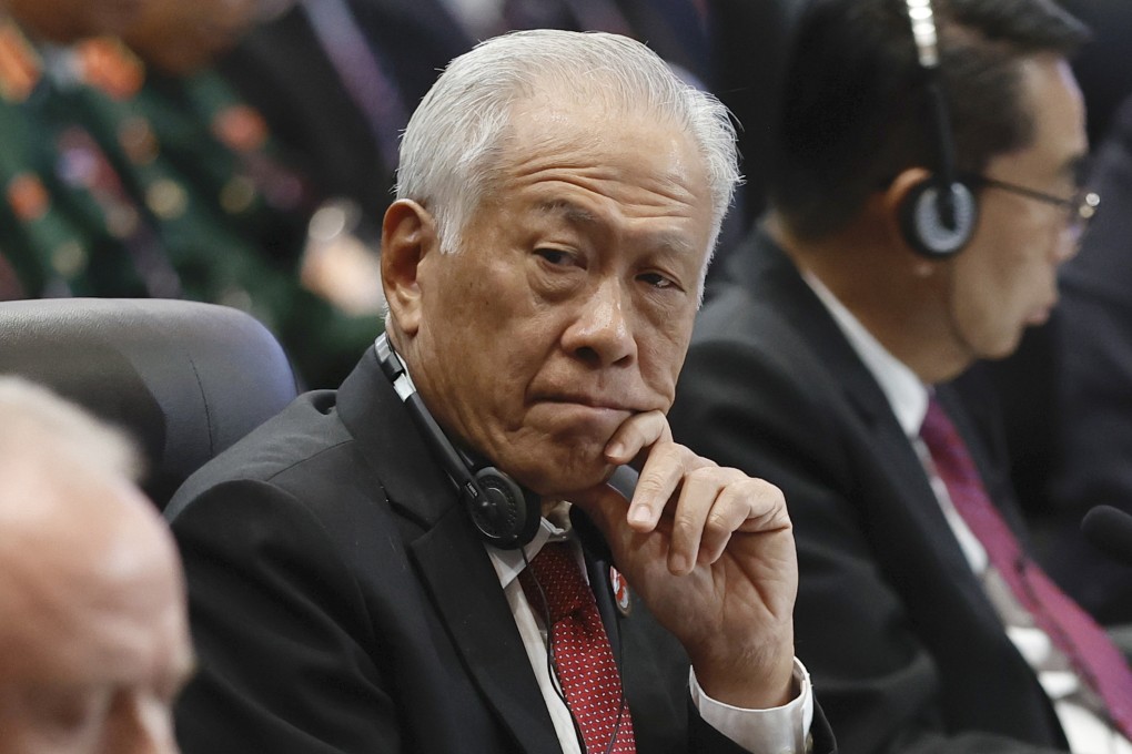 Singapore’s Defence Minister Ng Eng Hen attends an Asean meeting in Jakarta in 2023. Photo: AP