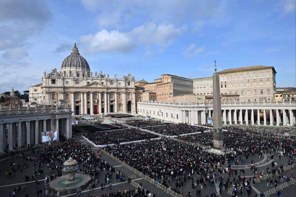 Crowds in St Peter’s Square, Vatican City, on February 9, 2025. This year is Jubilee Year in Italy, comprising a series of Catholic religious events that draw huge crowds and millions of extra visitors, especially to Rome and the Vatican. Photo: AFP