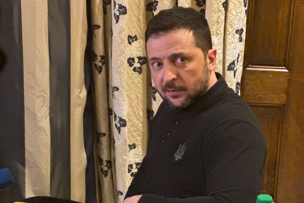 Ukrainian President Volodymyr Zelensky at the Munich Security Conference on Saturday. Photo: dpa