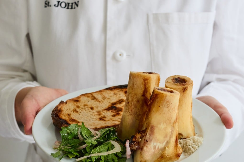 London restaurant St John’s dish of roasted veal bone marrow, which the late Anthony Bourdain dubbed “God’s butter”, is among the dishes it will serve at a two-day pop-up in Hong Kong in March 2025.