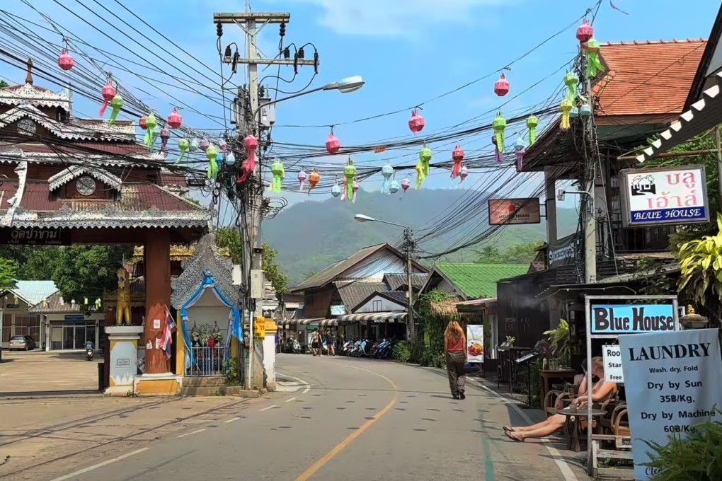 The mountainside town of Pai in northern Thailand has attracted more visitors in recent years. Photo: YouTube/4K World Wanderings
