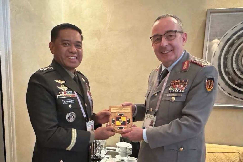 Armed Forces of the Philippines’ Chief of Staff General Romeo S. Brawner Jnr and General Carsten Breuer, Chief of the Defence Forces of Germany, at the Munich Security Conference on February 14. Photo: Instagram / teamafp