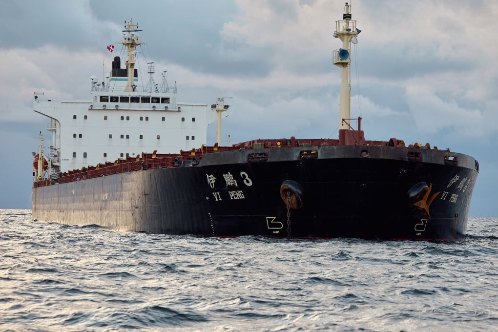 The Chinese bulk carrier Yi Peng 3 was accused of sabotaging two underseas cables. Photo: EPA-EFE