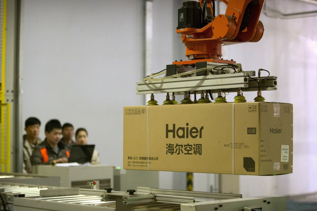 Haier plans to take control of loss-making industrial robotics firm Step Electric. Photo: AP Photo
