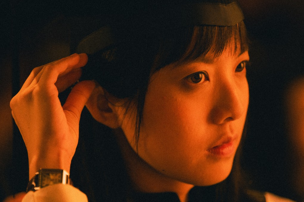 Chung Suet-ying in a still from The Way We Talk (category IIA, Cantonese, Hong Kong sign language), directed by Adam Wong. Neo Yau and Marco Ng co-star.