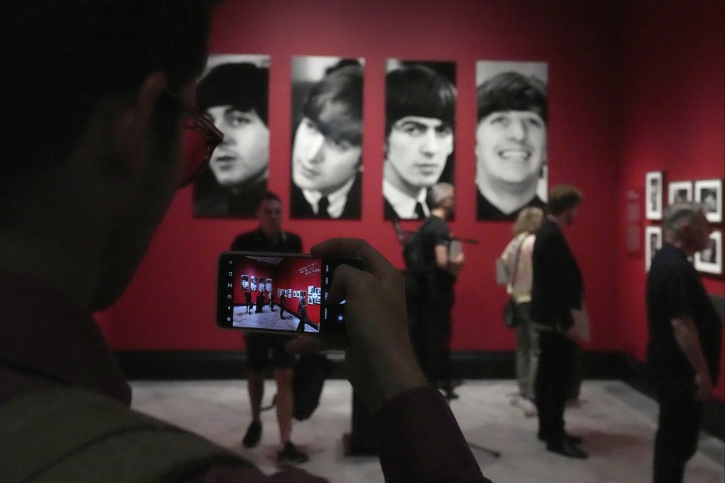 Some of Paul McCartney’s photographs from the “1963-64: Eyes of the Storm” exhibition (above) will be sold at the Gagosian gallery in Beverly Hills, California. Photo: AP