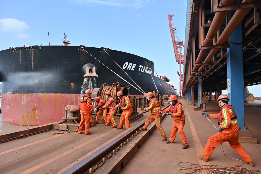 China’s ports have begun to adopt the domestically produced AI model from DeepSeek in their operations. Photo: Xinhua
