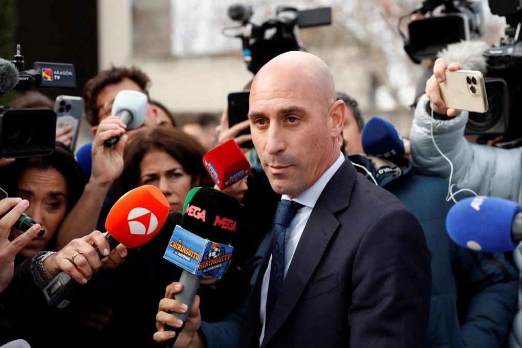 Luis Rubiales was also ordered not to get within 200 metres of Jenni Hermoso or communicate with her for a year. Photo: Reuters