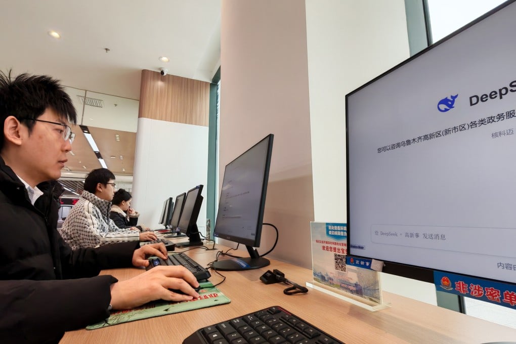 As local governments in China embrace the latest AI technology, many workers fear it may leave them without jobs. Photo: CCTV