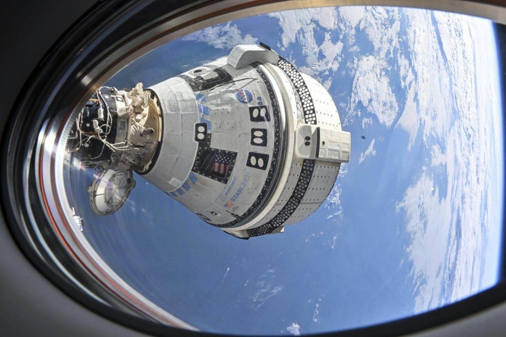 Boeing’s Starliner spacecraft experienced helium leaks which stranded two Nasa astronauts at the International Space Station. Now Chinese scientists have used the situation to come up with a scientific breakthrough. Photo: Nasa via AP Boeing’s Starliner spacecraft experienced helium leaks which stranded two Nasa astronauts at the International Space Station. Now Chinese scientists have used the situation to come up with a scientific breakthrough. Photo: Nasa via AP