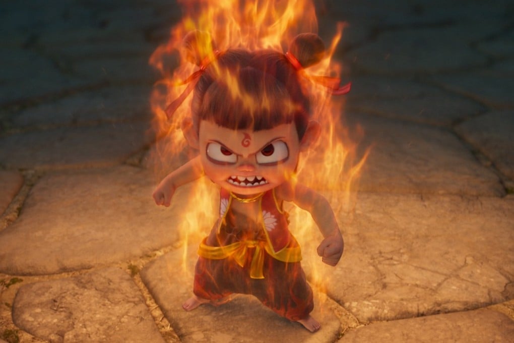 The titular character (voiced by Lü Yanting) in a still from Ne Zha 2 (category I, Mandarin), directed by Jiaozi.