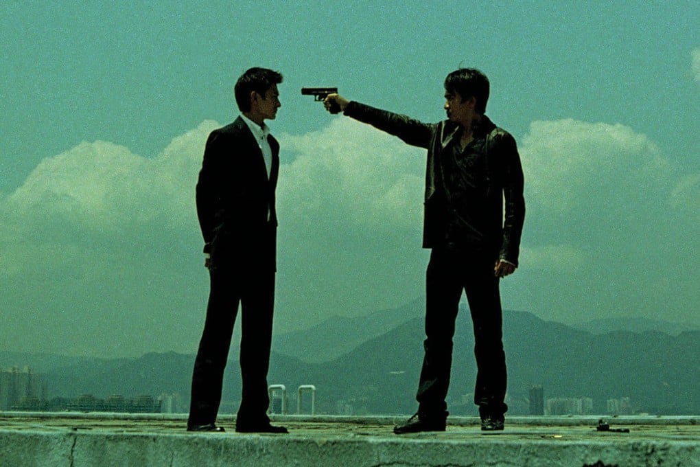 Andy Lau (left) and Tony Leung Chiu-wai in an iconic scene from Infernal Affairs (2002), one of the best and most popular films from 2000s Hong Kong cinema. Photo: SCMP