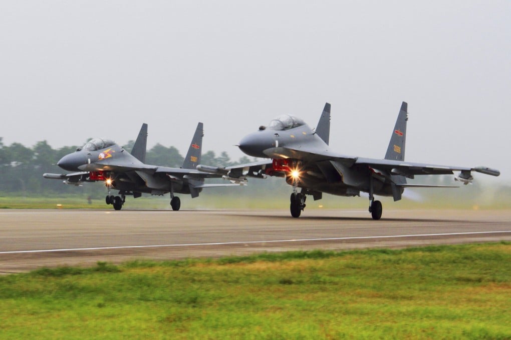 The PLA used the Lunar New Year holiday period to increase its military posture around the self-ruled island of Taiwan, according to data released by Taiwan’s defence ministry. Photo: Xinhua via AP