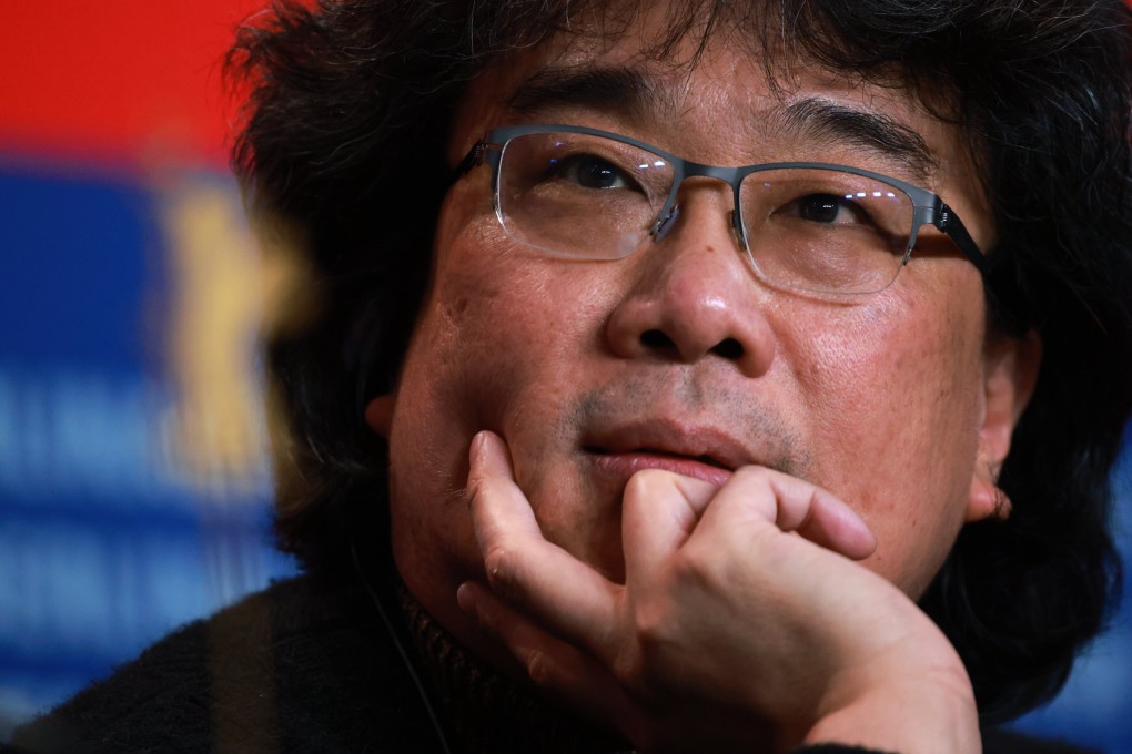Bong Joon-ho at the Berlin International Film Festival. The director says he felt no pressure making Mickey 17, his first film since Parasite. Photo: EPA-EFE