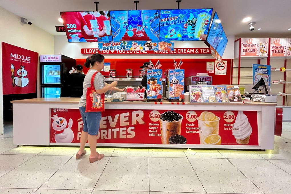 Chinese brands such as Mixue have cultivated loyal followings in Malaysia. Photo: Shutterstock