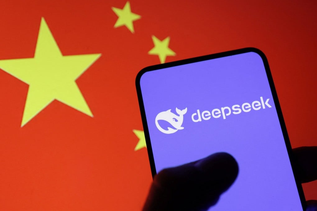 The Deepseek logo and a Chinese flag. DeepSeek’s defining feature wasn’t a groundbreaking technological advancement – it was the willingness to make it open source. Photo: Reuters