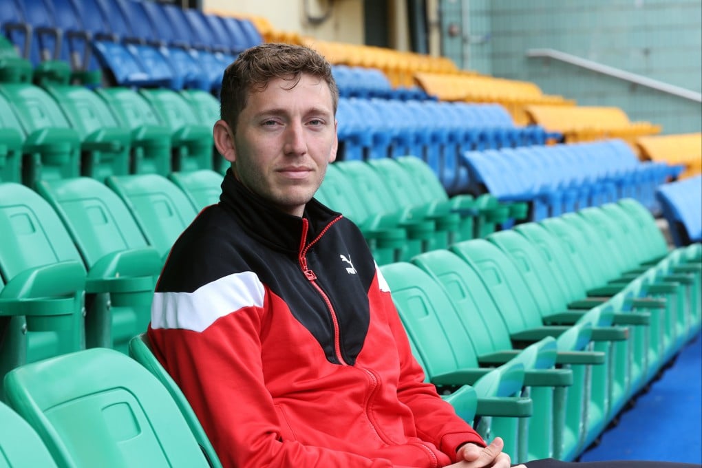 Toby Down is back in Hong Kong and playing for Football Club following two years in the USA. Photo: Edmond So