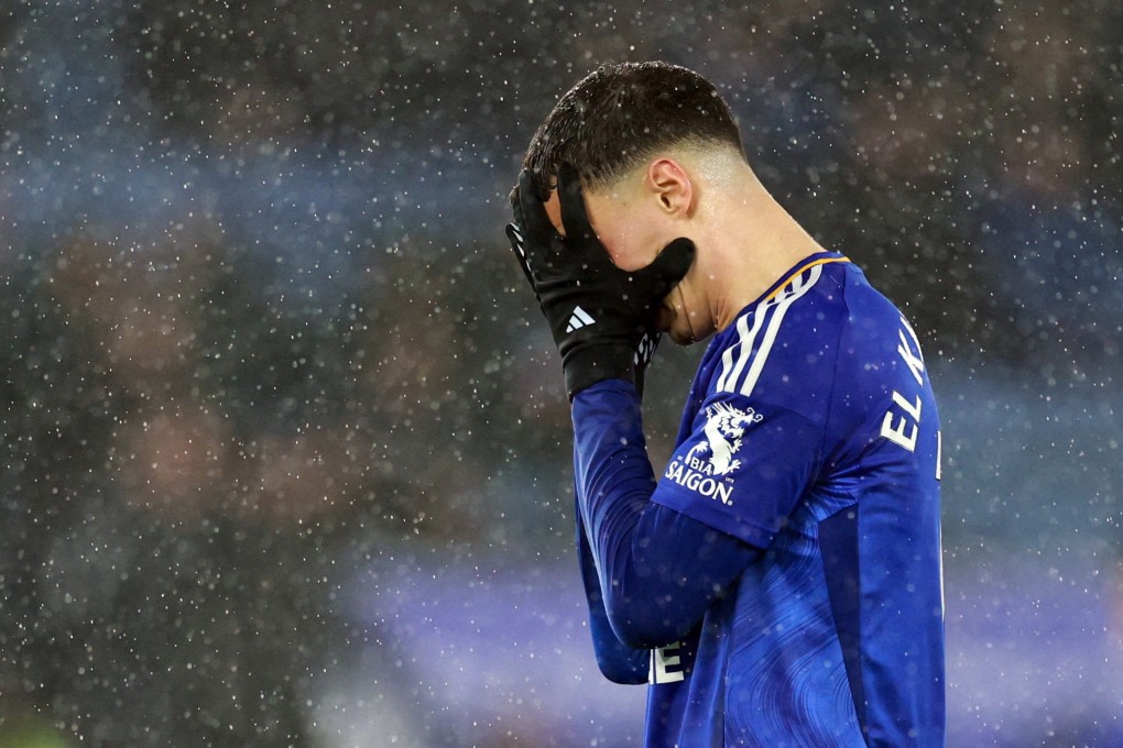 Leicester City’s Bilal El Khannouss largely sums up the feelings of the club’s fans after his side’s loss. Photo: Reuters
