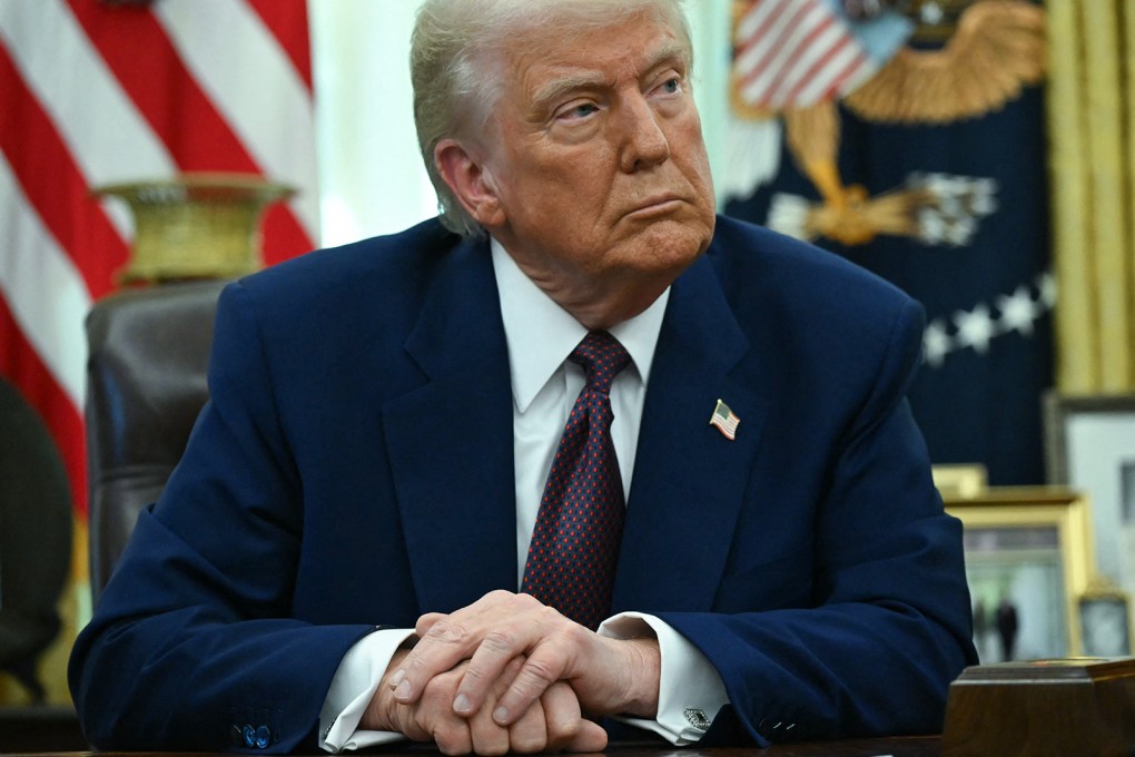 US President Donald Trump speaks in the Oval Office of the White House as he announces reciprocal tariffs on February 13. Photo: TNS