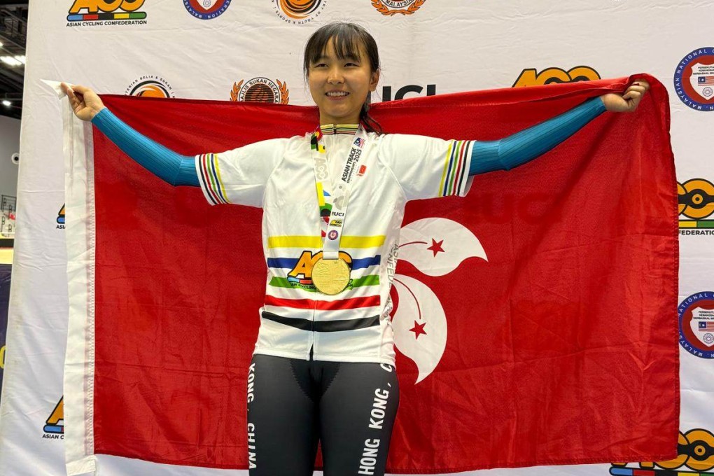 Ceci Lee celebrates the first major title of her career. Photo: Herve Dagorne