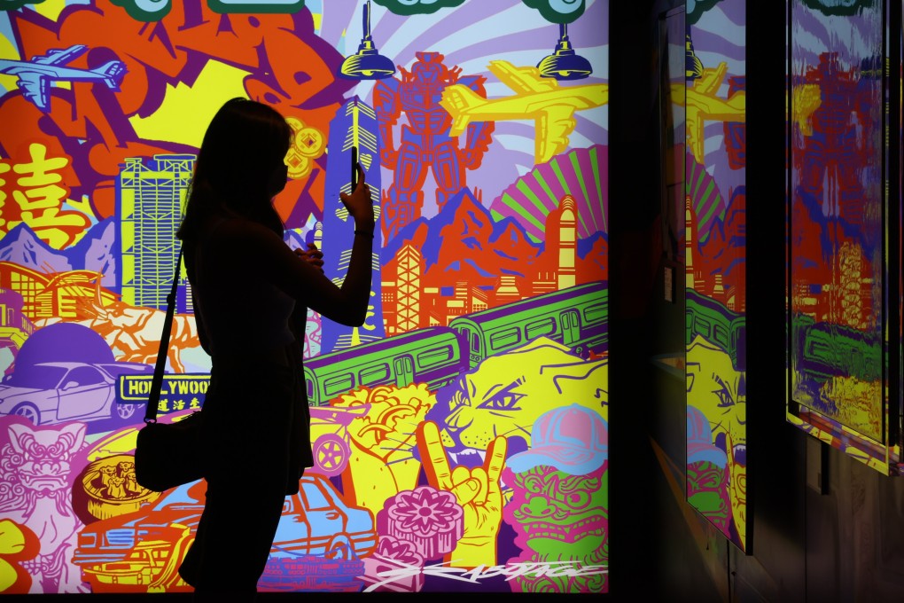The first edition of Digital Art Fair Asia took place in Central in 2021, showcasing 200 pieces of art. Photo: Nora Tam